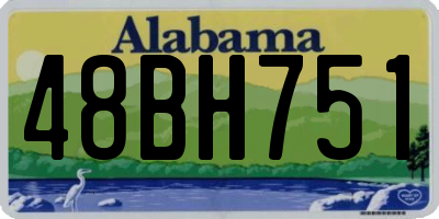 AL license plate 48BH751