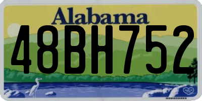 AL license plate 48BH752