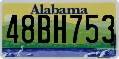 AL license plate 48BH753