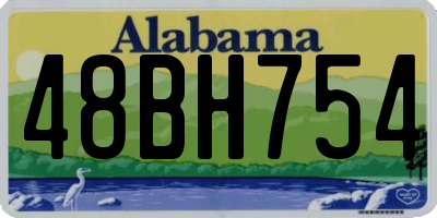 AL license plate 48BH754