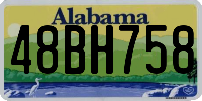 AL license plate 48BH758