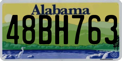 AL license plate 48BH763