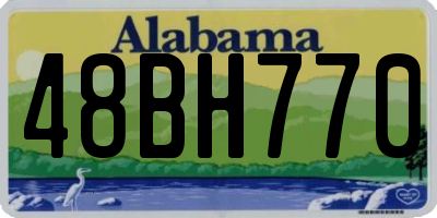 AL license plate 48BH770