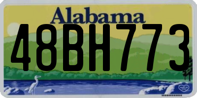 AL license plate 48BH773