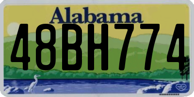 AL license plate 48BH774