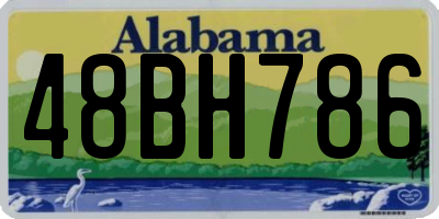 AL license plate 48BH786