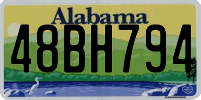 AL license plate 48BH794