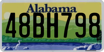 AL license plate 48BH798