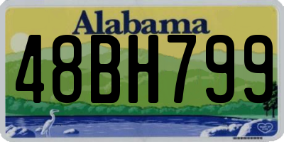 AL license plate 48BH799