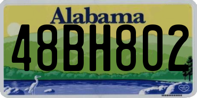 AL license plate 48BH802