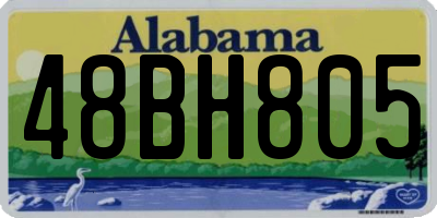 AL license plate 48BH805