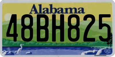 AL license plate 48BH825