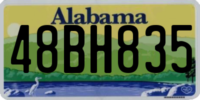 AL license plate 48BH835