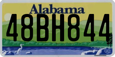 AL license plate 48BH844