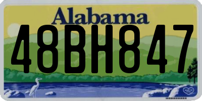 AL license plate 48BH847