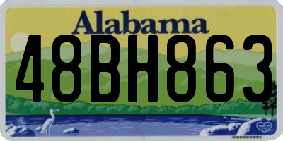 AL license plate 48BH863