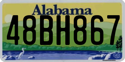 AL license plate 48BH867