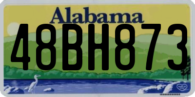 AL license plate 48BH873
