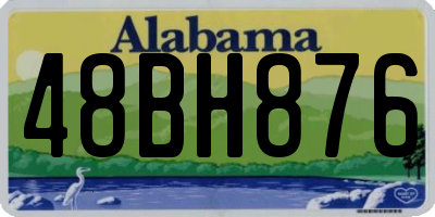 AL license plate 48BH876