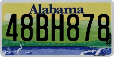 AL license plate 48BH878