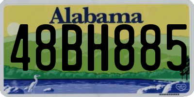AL license plate 48BH885