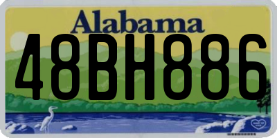 AL license plate 48BH886