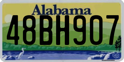 AL license plate 48BH907