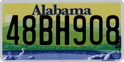 AL license plate 48BH908