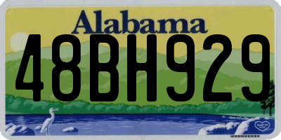 AL license plate 48BH929