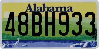 AL license plate 48BH933