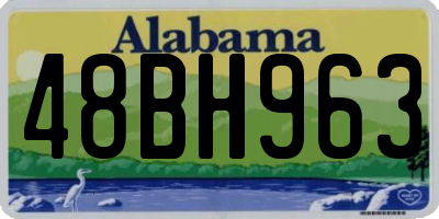AL license plate 48BH963
