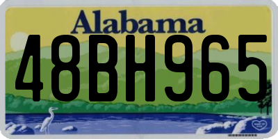 AL license plate 48BH965