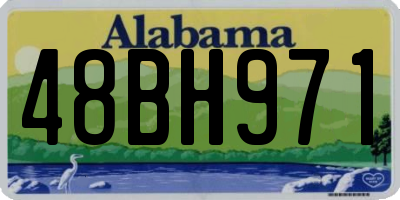 AL license plate 48BH971