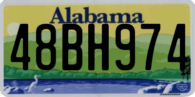 AL license plate 48BH974