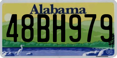 AL license plate 48BH979