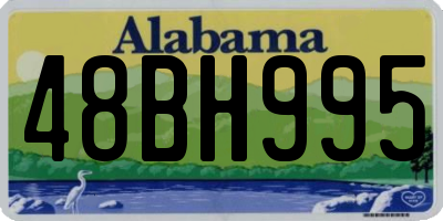 AL license plate 48BH995