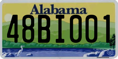 AL license plate 48BI001