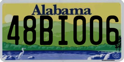AL license plate 48BI006