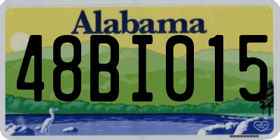AL license plate 48BI015
