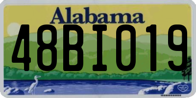 AL license plate 48BI019