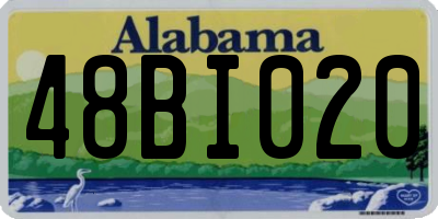 AL license plate 48BI020