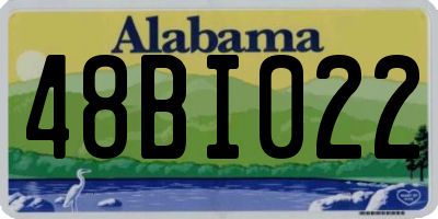 AL license plate 48BI022