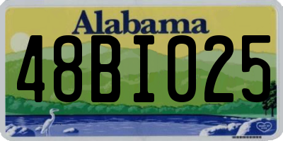 AL license plate 48BI025