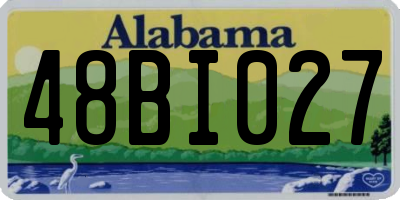 AL license plate 48BI027