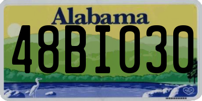AL license plate 48BI030