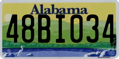 AL license plate 48BI034