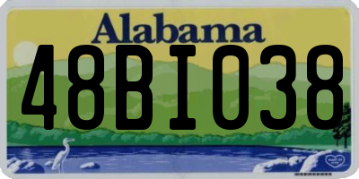 AL license plate 48BI038