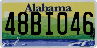 AL license plate 48BI046