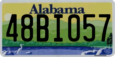AL license plate 48BI057