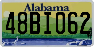 AL license plate 48BI062